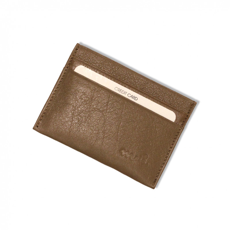 Protège CB Barrière RFID 4 cartes Cuir Tabac Protège CB Barrière RFID 4 cartes Cuir Tabac
