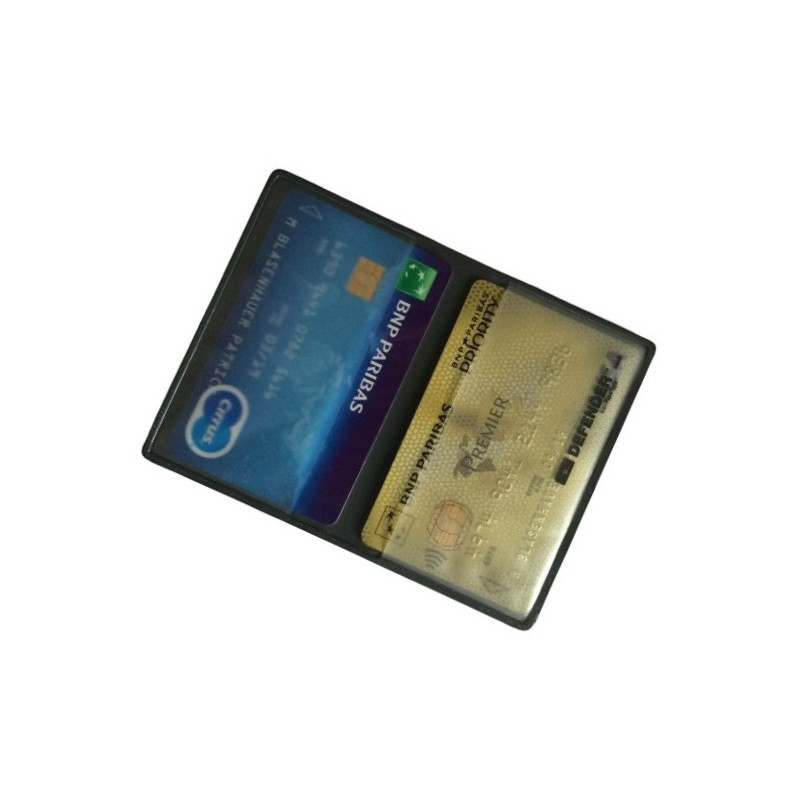 Protège-CB PVC 2 cartes Protège-CB PVC 2 cartes