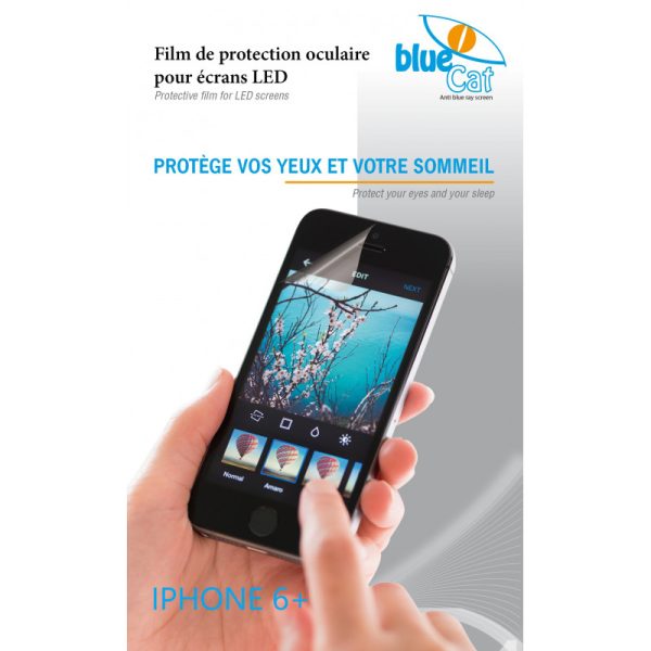 Filtre anti lumière bleue pour iPhone 6+