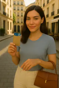 Protège-CB Cuir marron clair