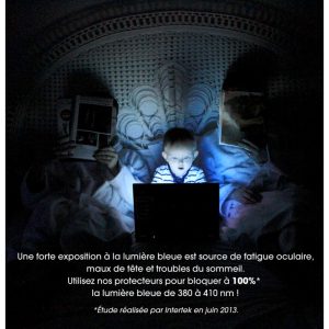 Filtre anti lumière bleue pour iPhone 7