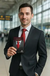 Protège-passeport  - Dress code Business