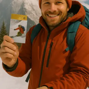 Protège-CB Montagne Skieur 2