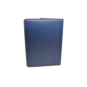 Protège-passeport Simili cuir bleu marine