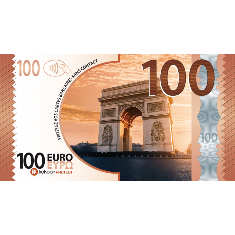 Billet Barrière RFID Kokoon Banknote Visuel France Billet Barrière RFID Kokoon Banknote Visuel France