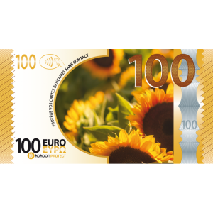 Billet Barrière RFID Kokoon Banknote Visuel Tournesol