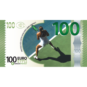 Billet Barrière RFID Kokoon Banknote Visuel Tennis