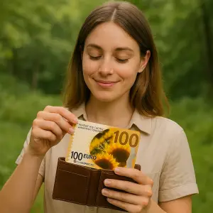 Billet Barrière RFID Kokoon Banknote Visuel Tournesol