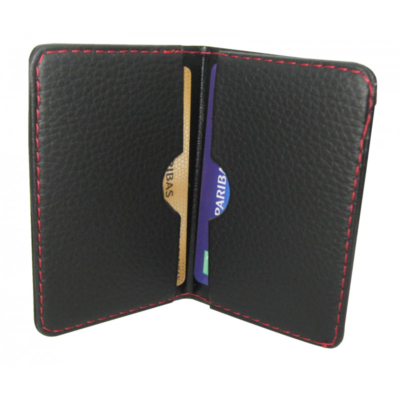 Protège-CB Simili cuir 2 cartes Noir Protège-CB Simili cuir 2 cartes Noir
