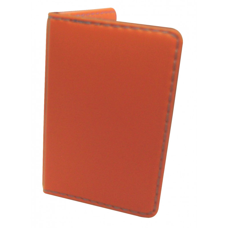 Protège-CB Simili cuir 2 cartes Orange Protège-CB Simili cuir 2 cartes Orange