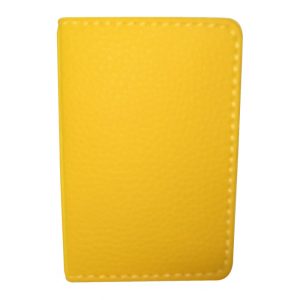 Protège-CB Simili cuir 2 cartes Jaune