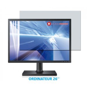 Filtre anti reflets pour Ordinateur 26'' ou inférieur