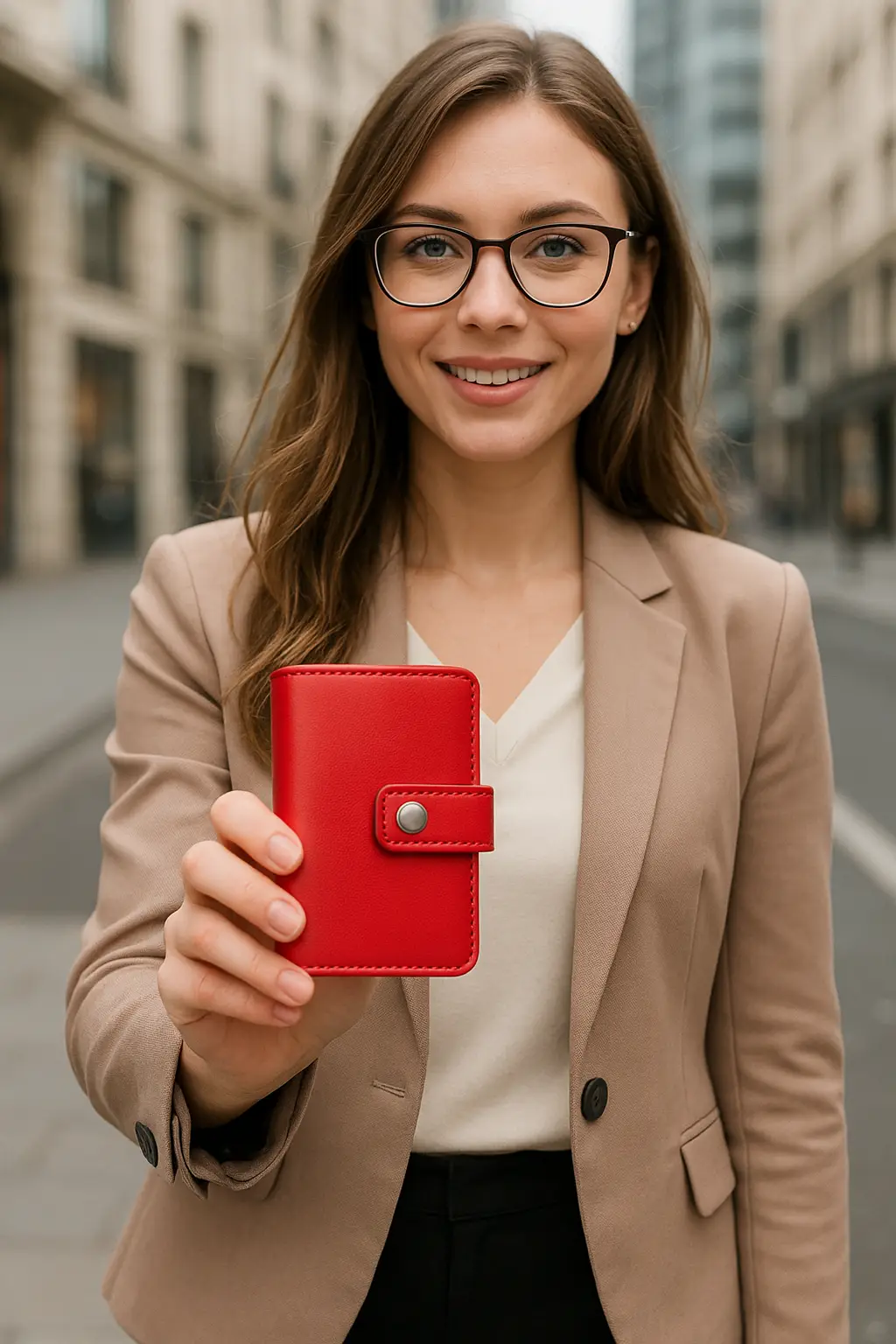 CUIR PU ROUGE