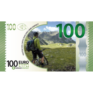 Présentoir de 12 Billets Barrière RFID Kokoon Banknote assortis