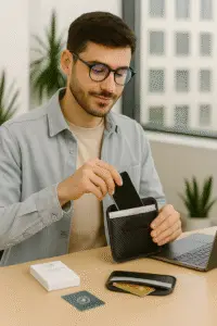 POCHETTE ANTI ONDES POUR SMARTPHONE ET CARTES