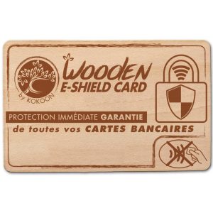 Carte Barrière RFID WOOD E-SHIELD