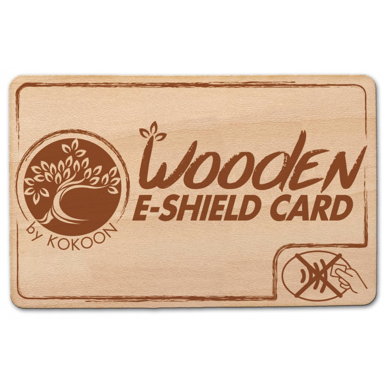 Carte Barrière RFID WOOD E-SHIELD Carte Barrière RFID WOOD E-SHIELD