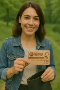 Carte Barrière RFID WOOD E-SHIELD