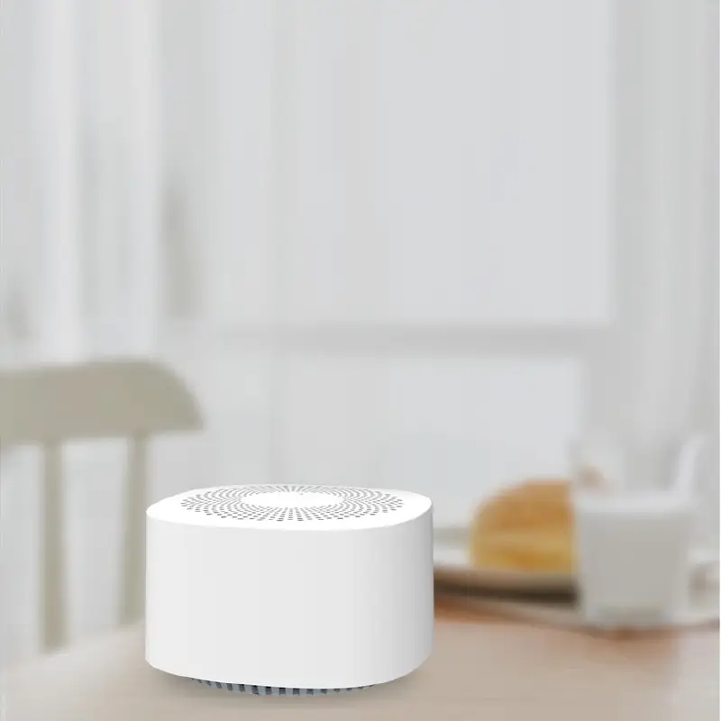 Mini moniteur de la qualité de l’air HCHO TVOC analyseur de CO2, température, connexion BT. Mini moniteur de la qualité de l'air HCHO TVOC analyseur de CO2, température, connexion BT.