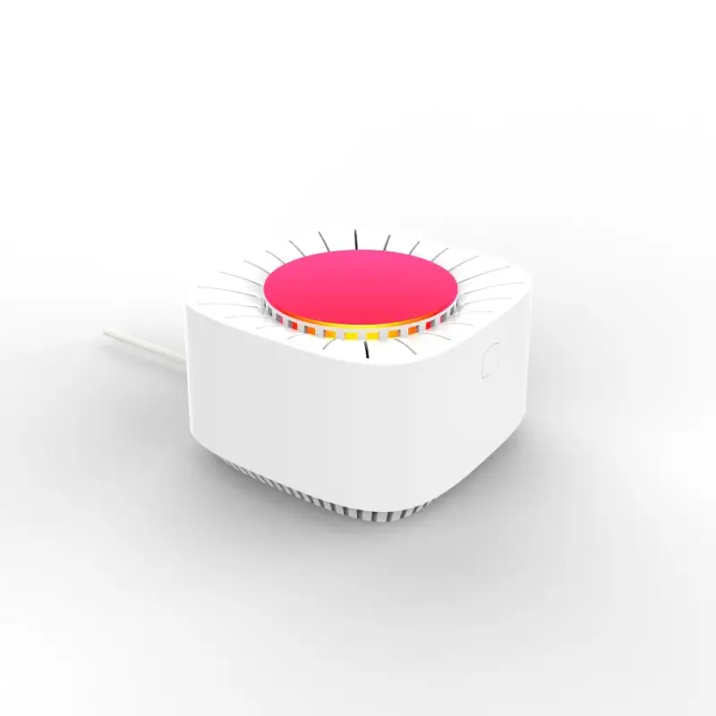 CAPTEUR DE CO2, alerte par variation de couleur, avec alarme automatique et connexion wifi CAPTEUR DE CO2, alerte par variation de couleur, avec alarme automatique et connexion wifi