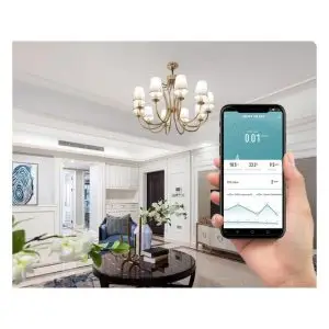 CAPTEUR DE CO2, alerte par variation de couleur, avec alarme automatique et connexion wifi
