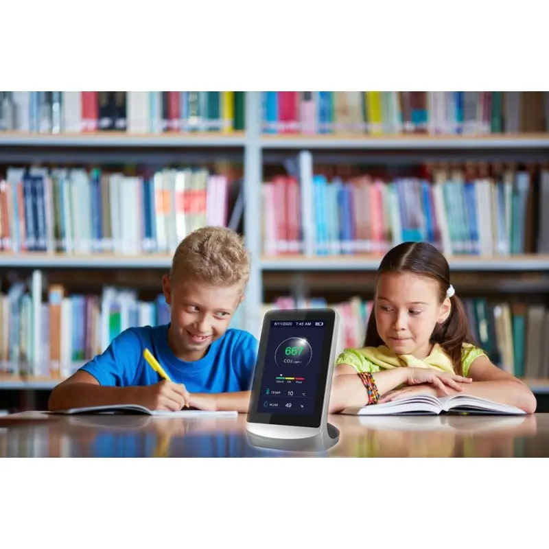 KAPM80 Détecteur de qualité de l’air multifonctions avec écran LCD KAPM80 Détecteur de qualité de l'air multifonctions avec écran LCD