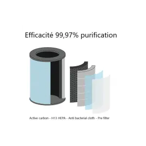 FILTRE HEPA 13 PURIFICATEUR BORA