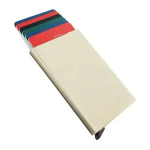 Porte cartes Barrière RFID Aluminium couleur