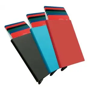 Porte cartes Barrière RFID Aluminium couleur