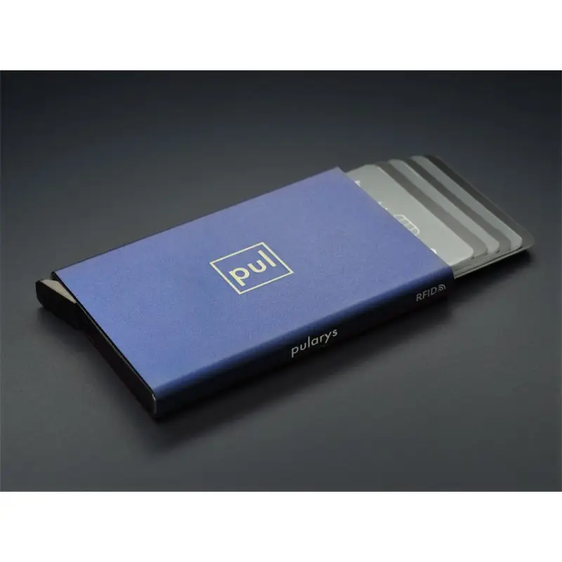 Porte cartes Barrière RFID Aluminium couleur Porte cartes Barrière RFID Aluminium couleur
