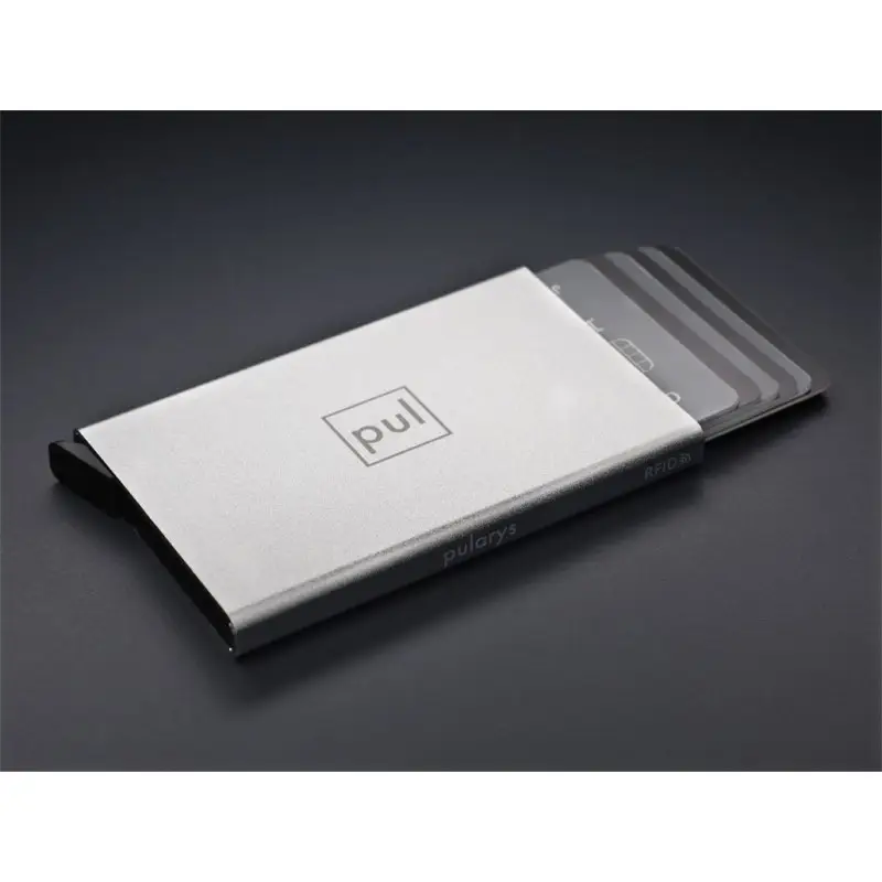 Porte cartes Barrière RFID Aluminium couleur Porte cartes Barrière RFID Aluminium couleur