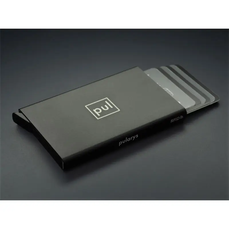 Porte cartes Barrière RFID Aluminium couleur Porte cartes Barrière RFID Aluminium couleur