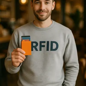 Porte cartes Barrière RFID Aluminium couleur