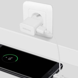 Samsung EP-TA20EWEB Adaptateur Secteur USB - 2A, 5V - Charge rapide - SAMSUNG