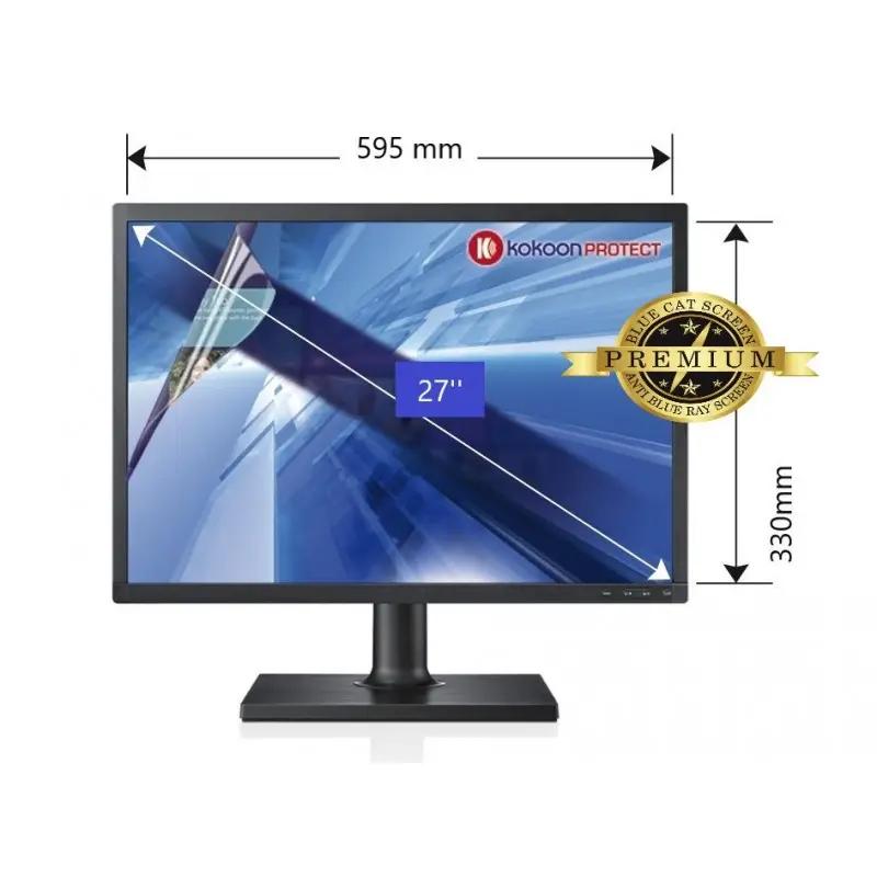 Protection d’écran BlueCat Screen PREMIUM pour Ordinateur 24 pouces (299X531mm) ou inférieur Protection d’écran BlueCat Screen PREMIUM pour Ordinateur 24 pouces (299X531mm) ou inférieur