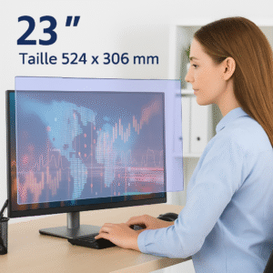 Protection d'écran BLUECAT PLATINUM  23 taille 524*306 mm