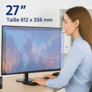 Protection d'écran BLUECAT PLATINUM  27 taille 612*356mm