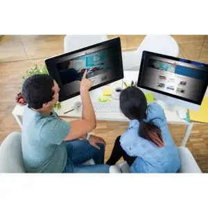 Filtre de confidentialité anti lumière bleue pour ordinateur 24" 16/9e