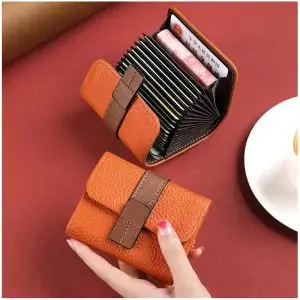Portefeuille Accordéon 12 poches, barrière RFID KOKOON