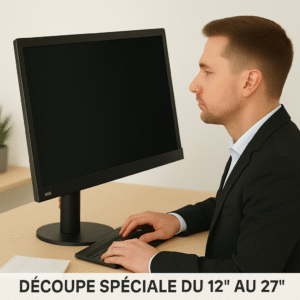 Filtre de confidentialité anti  lumière bleue BLUECAT PRIVACY pour Ordinateur sur mesure