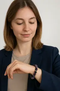 BRACELET AMETHYSTE ET HEMATITE