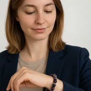 BRACELET AMETHYSTE ET HEMATITE