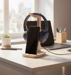 SUPPORT POUR CASQUE ET SMARTPHONE KAZE