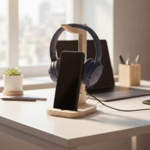 SUPPORT POUR CASQUE ET SMARTPHONE KAZE