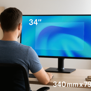 Protection d’écran BlueCat Screen PREMIUM pour Ordinateur  34 pouces 21:9 (340X794mm)