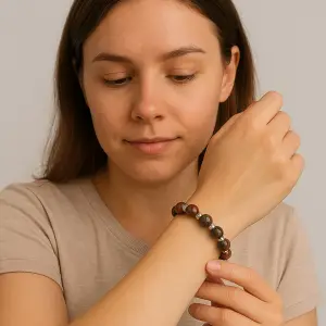 BRACELET FEMME JASPE LEOPARD