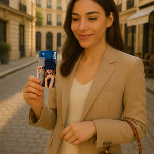 Protège-CB - Chic-Shopping visuel Femme en bleu