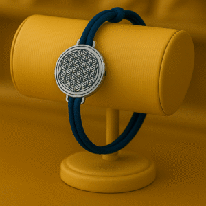 BRACELET ANTI ONDES CORDELETTE MARINE