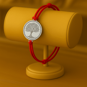 BRACELET ANTI ONDES CORDELETTE RUBIS