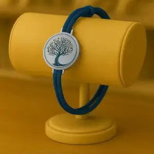 Bracelet anti ondes & scalaire cordelette Lagon